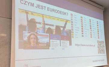 Gry, projekty i europejskie szanse – spotkanie Eurodesku ze studentami